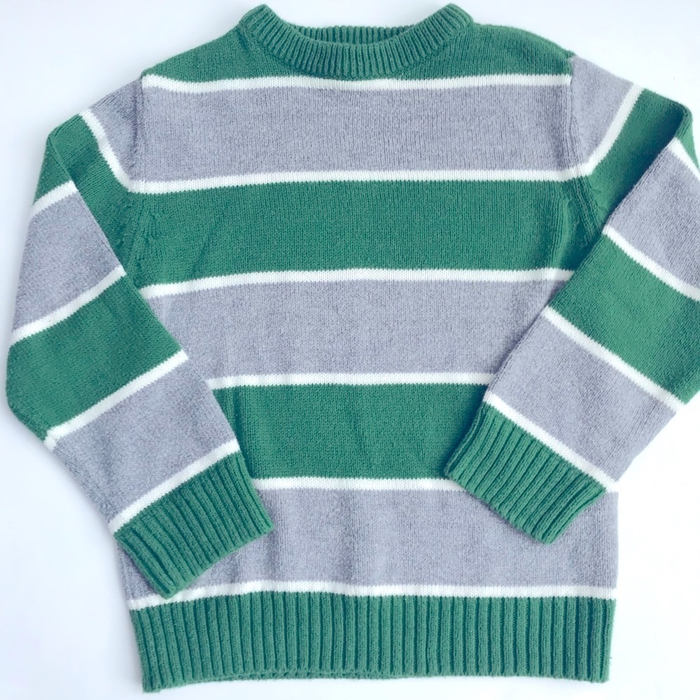 Boys pullover striped sweater size 4